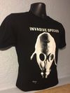 MEN'S BLACK Gas Mask Invasive Species T-SHIRT