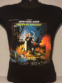 MEN'S BLACK "Invasive Species" FULL COLOR OFFICIAL T-SHIRT