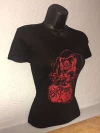 WOMEN'S BLACK H3K Sinclair RED Ink T-Shirt