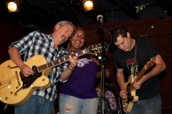 Steve with Annika Chambers and Dennis "Applehead" Clapp
