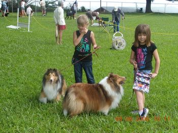 Ky and Kalea with Faith and Faith
