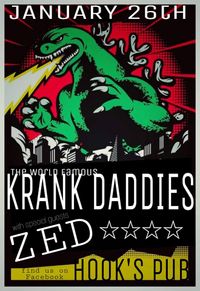 The Krank Daddies and Zed at Hooks Pub
