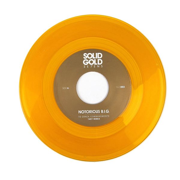 Solid Gold Se7ens #002 - Notorious B.I.G "Ten Crack Commandments" (14KT Rmx): Vinyl