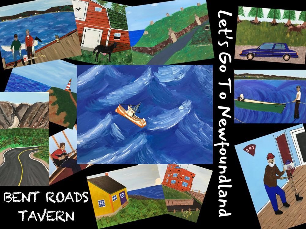 Let's Go To Newfoundland "Messy Painting" Poster, Limited Release