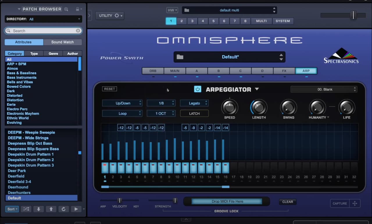 omnisphere sequence poker face