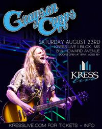 Kress Live presents Grayson Capps & The LCM with Sugarcane Jane