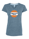 Ladies V-neck Logo Tee