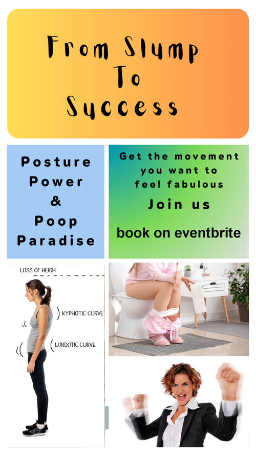 Free webinar on posture and gut heallth. Learn why they are the perfect partnership..