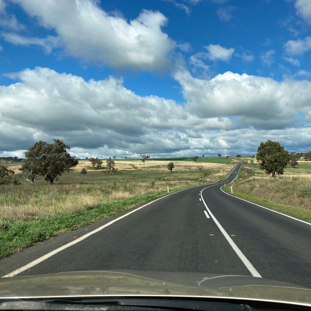 West of Newcastle NSW Australia - Photo by Kristine Best accompanies her story "Hit The Road".