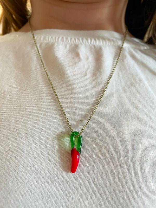 Red on sale pepper necklace