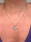 "Pretty Patina" Bird Necklace