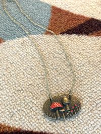 Mushroom Forest Necklace