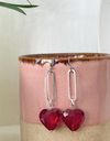 Ruby Red Valentine Earrings