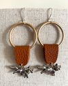 Fox & Leather Earrings