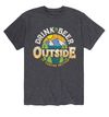 "Drink Beer Outside" Men's T-shirt