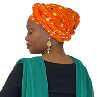 Dyed & Dotted Head/Body Wrap