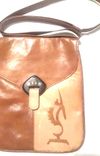 2-Tone Shoulder Bag w/ Insignia Style 501