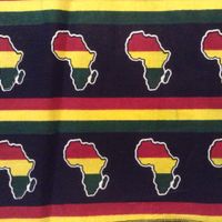 African Print Cotton Head Wrap Style: X208