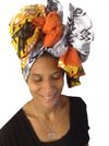 African Print Cotton Head Wraps