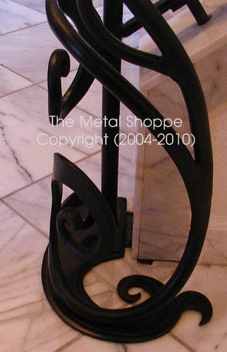 Custom Forged and Fabricated Stair Railing with Dragon Features 3
