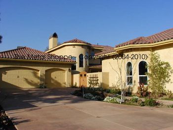 Mission Style Copper Chimney Tops - Location: Fresno, CA
