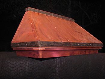 Custom Copper Cover for Interior Cabinet / Location: Armona, CA
