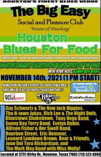 BLUES FOR FOOD 2021 - all proceeds benefit the Houston Food Bank. 