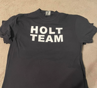 Small & Medium HOLT TEAM t-shirt (black)