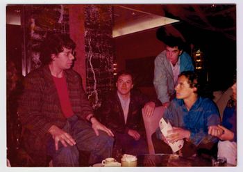 Meeting Chick Corea, Santiago, Chile 1987
