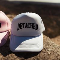 Detached White ‘Fear God’ Trucker Hat