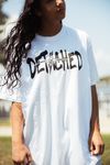 Detached From Hate White Logo T-shirt 