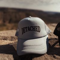 Detached Grey ‘Fear God’ Trucker Hat