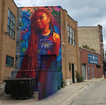 Mural done by @steventellerarts on instagram in chicago, illinois (2019)
