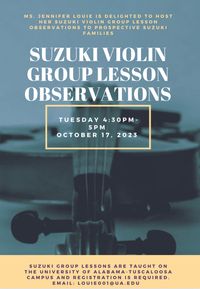 Suzuki Violin Group Lesson Observation 