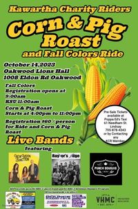 Kawartha Charity Riders      Corns & Pig Roast and Fall Colors Ride