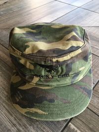 Denim Military Camo Hat