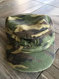 Camo military style hat.  