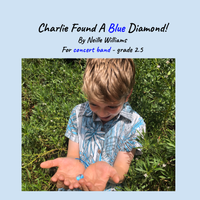 Charlie Found A Blue Diamond! by nwilliamscreative