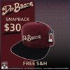 Dr. Bacon Burgundy & Black 5-Panel w/Champagne Logo