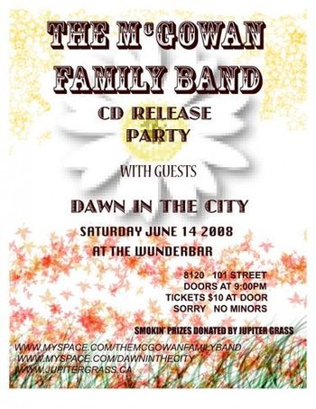 cd release party poster
