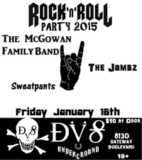 The McGowan Family Band with The Jambz & Sweatpants
