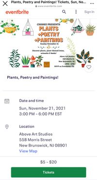 Plants, Poetry and Paintings 