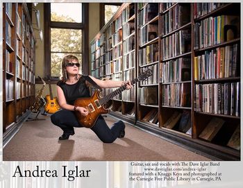 Andrea Iglar: Ms. November, Girls with Guitars Calendar 2015 for charity
