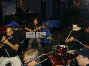 Luis Espindola Jazz Band, rehearsal
