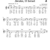 Awake, O Israel - Music