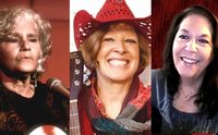 Songwriters in the Round with Deb Seymour, Ronnee Stoltzberg, and me