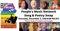 People's Music Network Song and Poetry Swap: Songs of Freedom and Justice