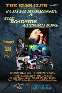 The Elks Club Presents Judith Morrissey & The Roadside Attractions