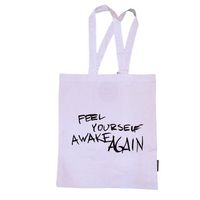 Feel Your Self Awake Again -Bag - White