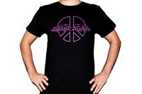 Awake Again - Peace Logo T - Black